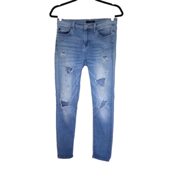 Judy Blue Distressed Skinny Jeans 9/29 - Picture 1 of 4